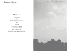 Tablet Screenshot of gerardboyer.info